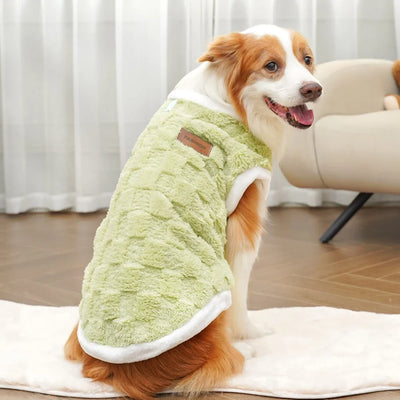 Flannel Dog Sweater – Warm Winter Pullover for Small to Large Dogs