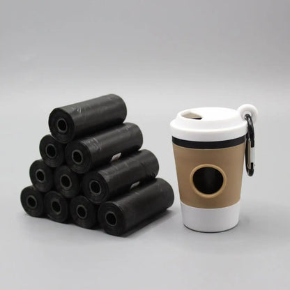 Pawstrip Coffee Cup Poop Bag Dispenser – Portable Holder