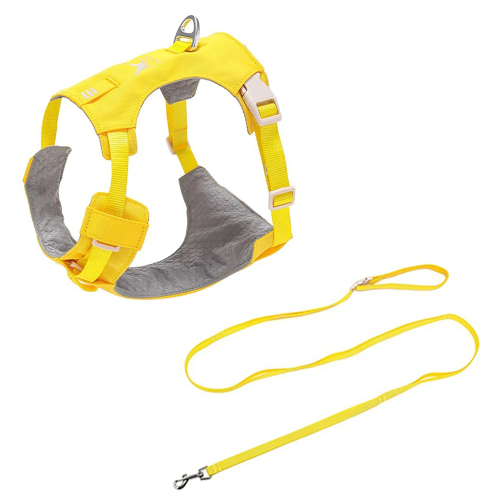 lightweight dog harness & leash set - anti-pull, escape-proof fit