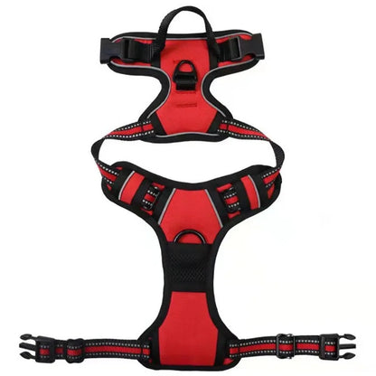 Reflective Adjustable Dog Harness – Breathable Vest for All Sizes