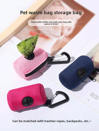 Hanging Dog Poop Bag Dispenser – Convenient Walking Bag Holder