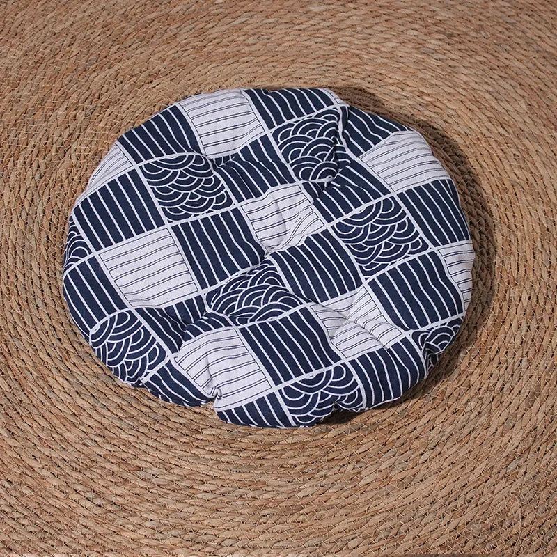 woven rattan cat bed – breathable summer scratch-resistant nest