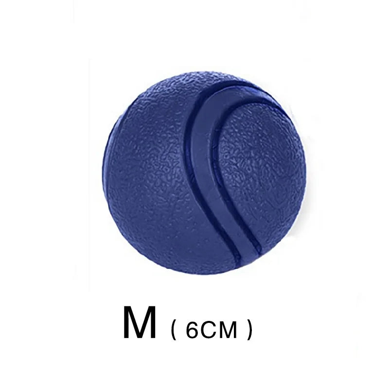 durable rubber bounce ball - bite-resistant dog toy for all sizes