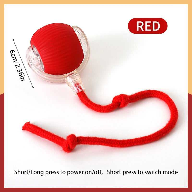 smart bouncing ball interactive electronic pet toy for dogs & cats