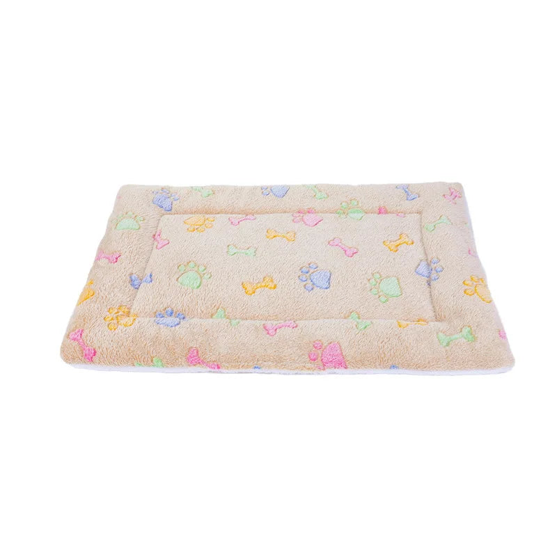thickened dog bed mat warm machine washable blanket for puppies and cats