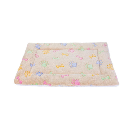 Thickened Dog Bed Mat Warm Machine Washable Blanket for Puppies and Cats