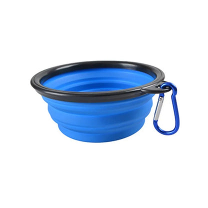 Collapsible Silicone Pet Bowl – Portable Travel Food & Water Bowl