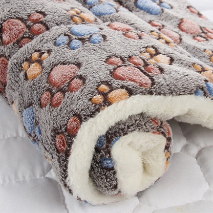 1pc Double-Sided Plush Pet Mat and Bed for Cats and Dogs, Soft and Warm