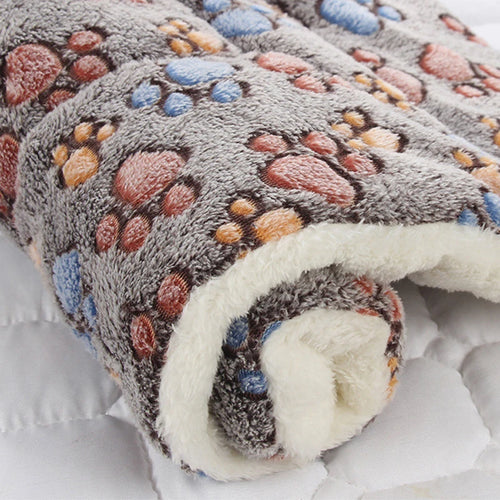 1pc Double-Sided Plush Pet Mat and Bed for Cats and Dogs, Soft and Warm