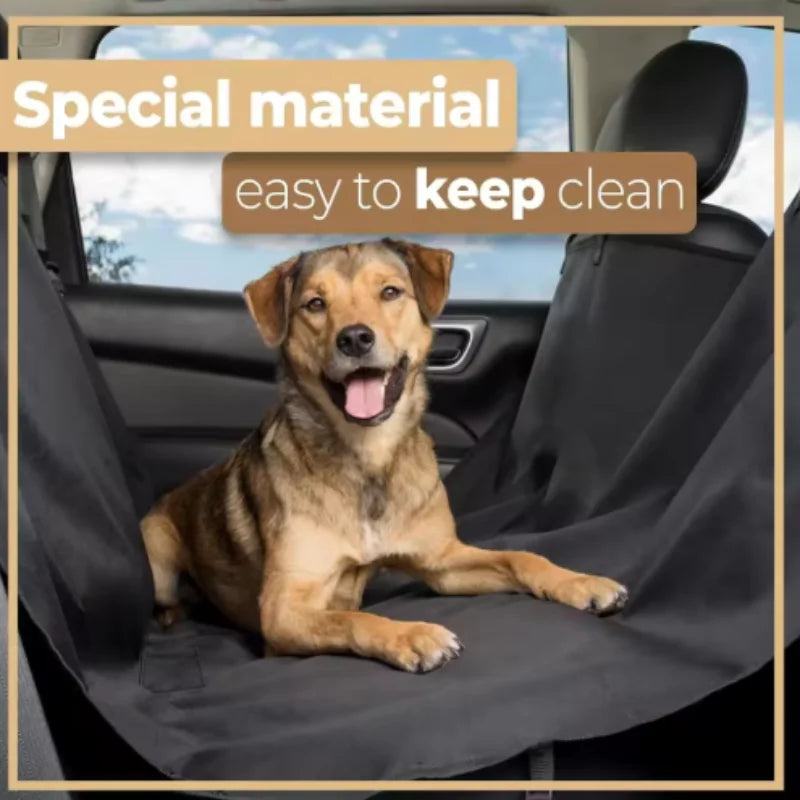 foldable hammock car seat cover for safe pet travel, all dog breeds