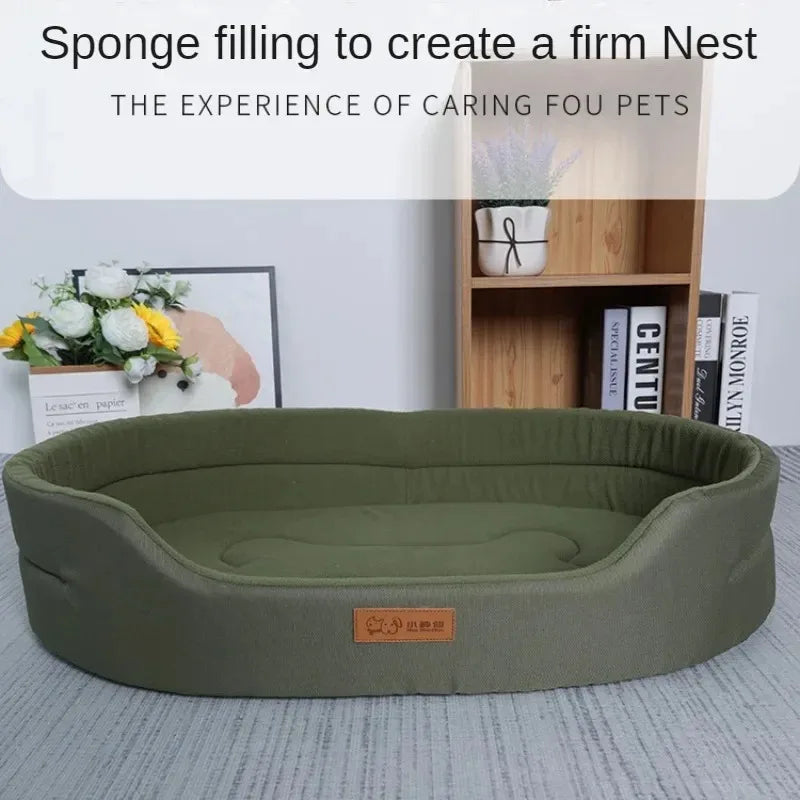 fluffy pet bed cushion - cozy winter sofa mat for small to large dogs