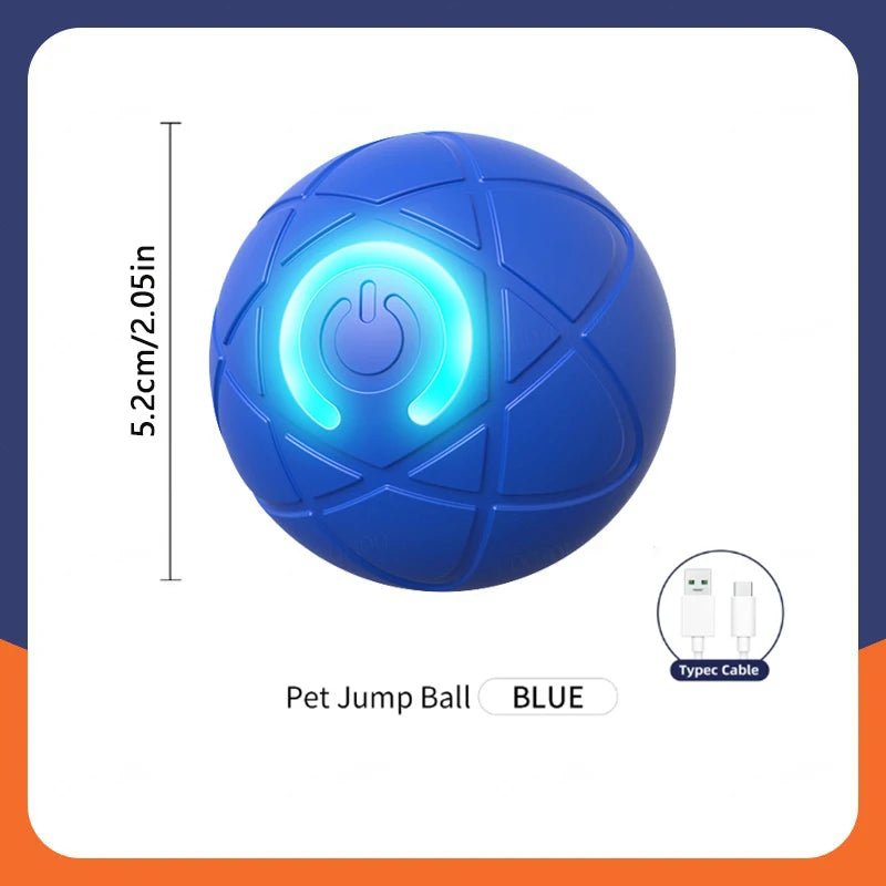 smart bouncing ball interactive electronic pet toy for dogs & cats