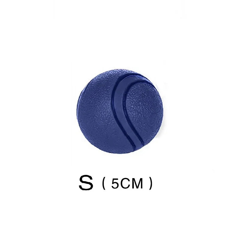 durable rubber bounce ball - bite-resistant dog toy for all sizes