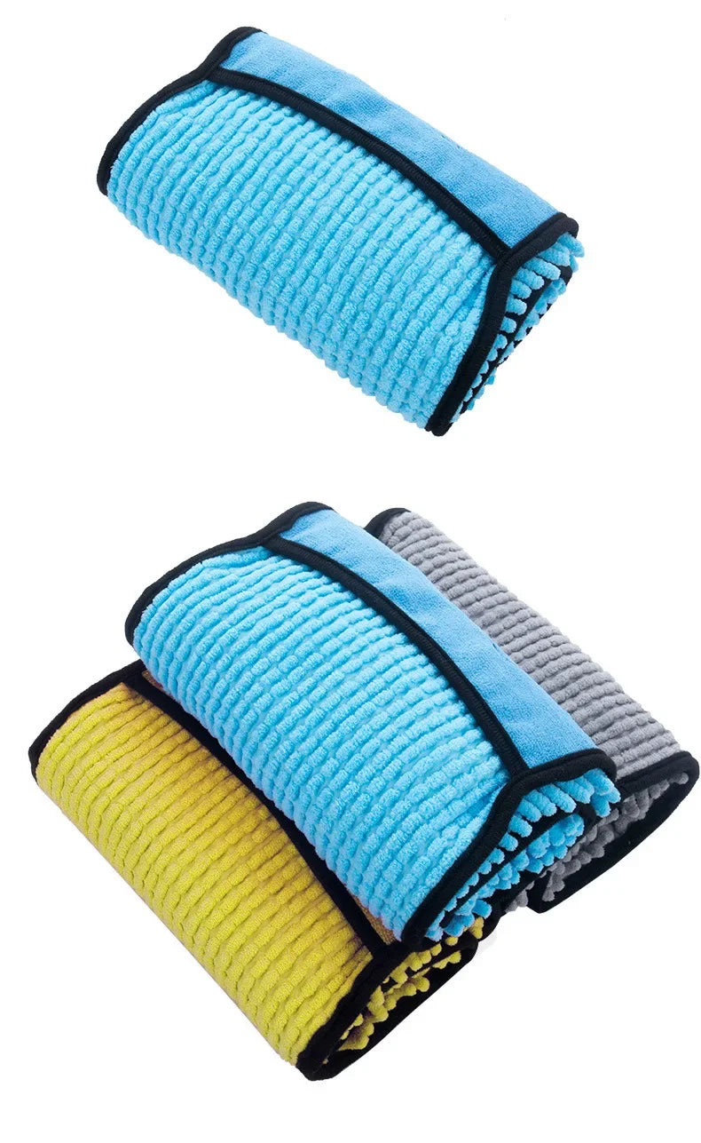 absorbent chenille pet bath towel – soft quick-dry dog & cat towel