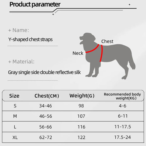 Adjustable Reflective Dog Harness for Hiking, Walking, and Travel