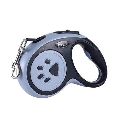 Retractable Nylon Dog Leash – 3m/5m Extending Walking Lead