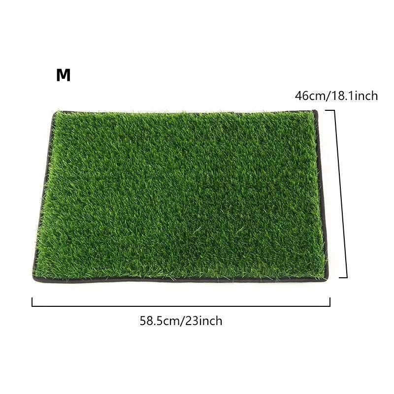 reusable artificial grass dog toilet mat for balcony and garden use