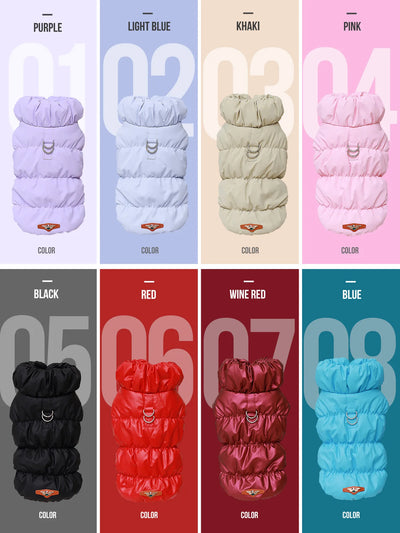 Thick Warm 3-Layer Puppy Jacket for Autumn Winter Poodle Teddy Yorkie