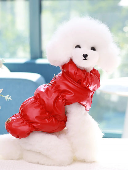 Thick Warm 3-Layer Puppy Jacket for Autumn Winter Poodle Teddy Yorkie