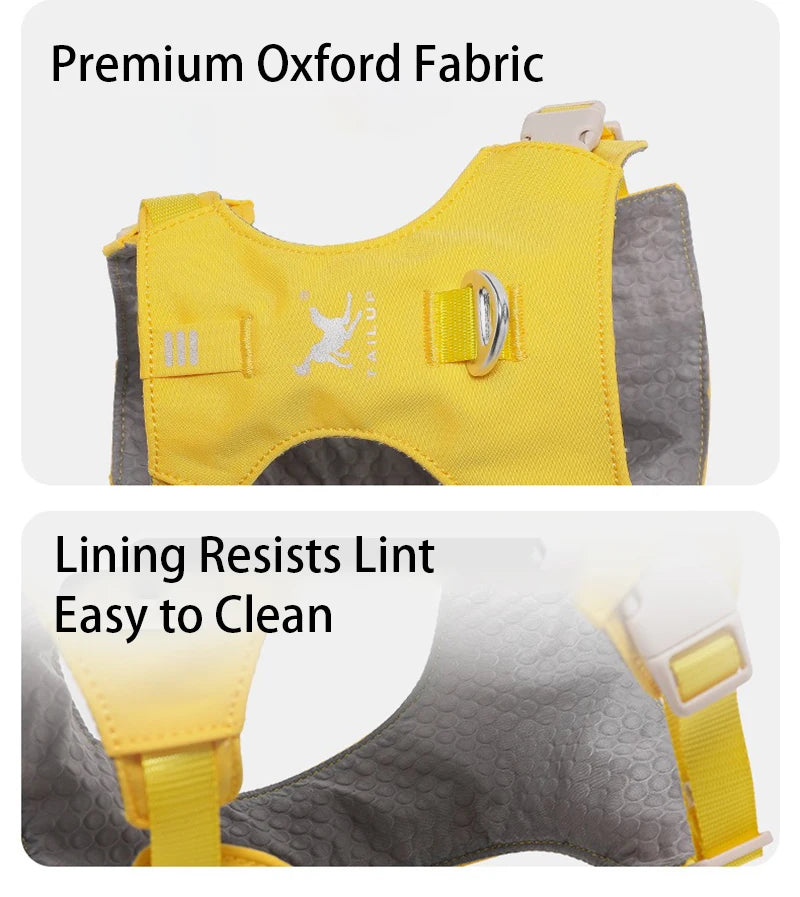 lightweight dog harness & leash set - anti-pull, escape-proof fit