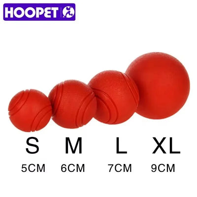 Durable Rubber Bounce Ball - Bite-Resistant Dog Toy for All Sizes