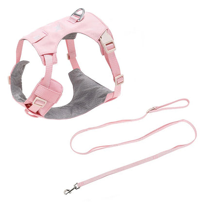 Lightweight Dog Harness & Leash Set - Anti-Pull, Escape-Proof Fit