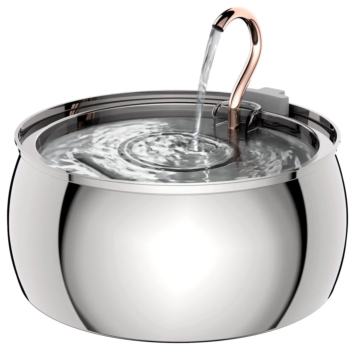 4l stainless steel automatic pet water fountain quiet filter for cats