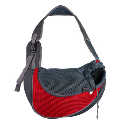 Breathable Mesh Sling Carrier Backpack for Small Cats & Dogs, Travel