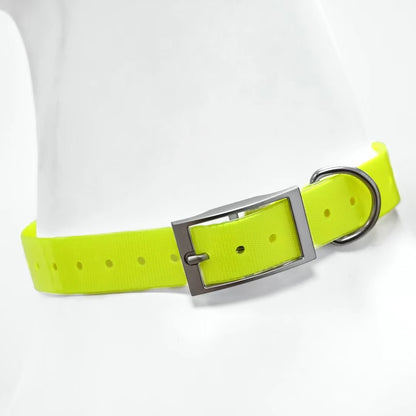 2.5cm Wide Heavy-Duty TPU Dog Collar for Hunting, Training, and Everyday Walks