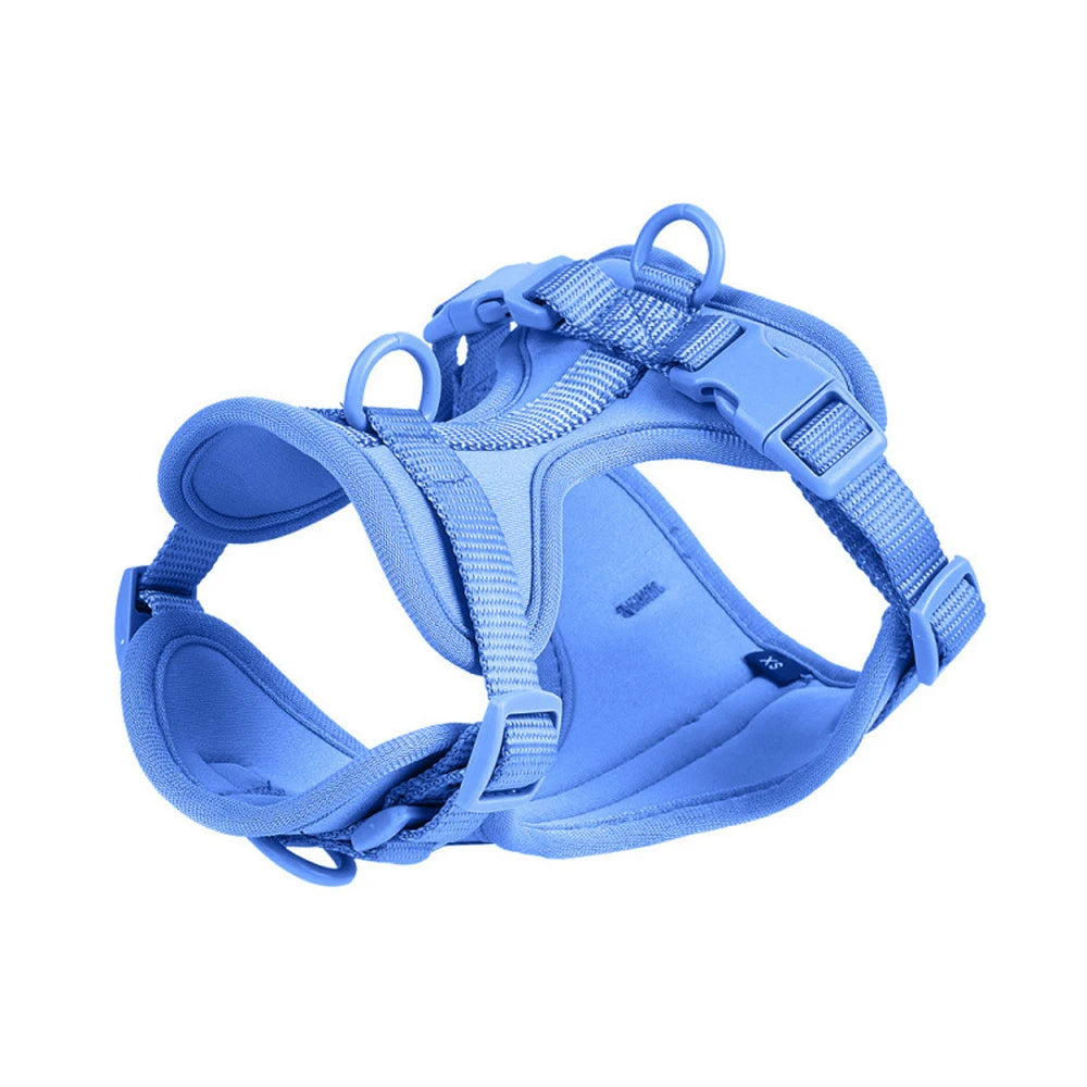 breathable dog harness and leed set, adjustable vest for daily walks