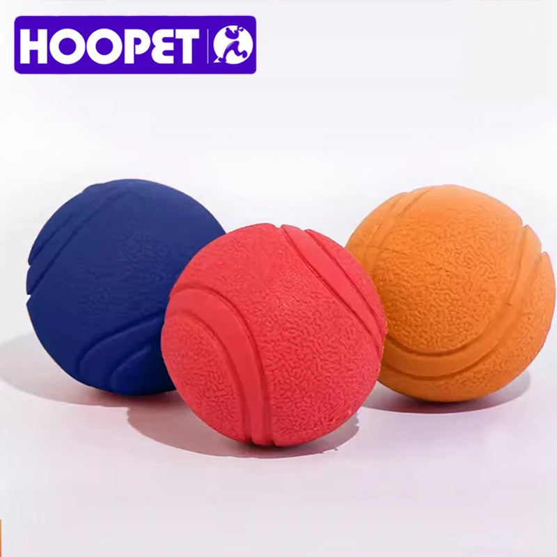 durable rubber bounce ball - bite-resistant dog toy for all sizes