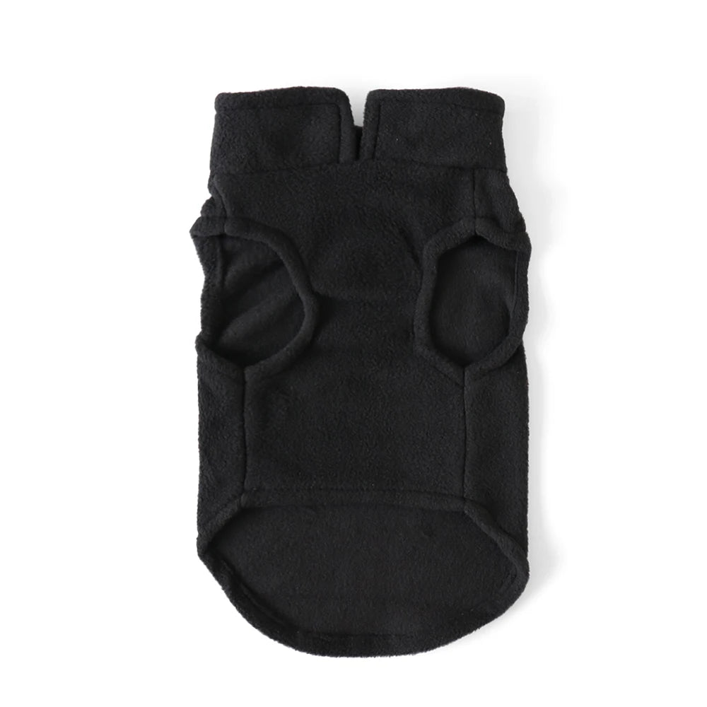 polar fleece warm dog singlet - buckle style for small medium dogs