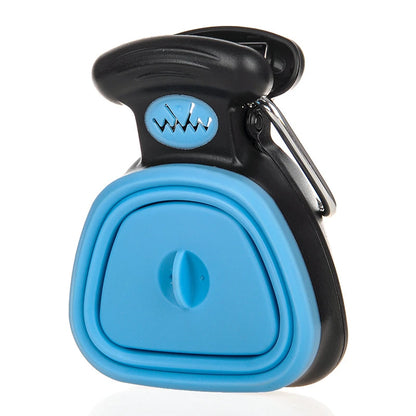 Foldable Dog Poop Scooper with Waste Bags for Easy Cleanup