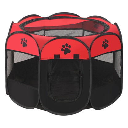 Foldable Pet Tent Playpen - Octagonal Outdoor Fence for Dogs & Cats