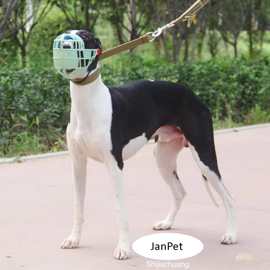 adjustable basket muzzle for dogs – breathable anti-bite mask