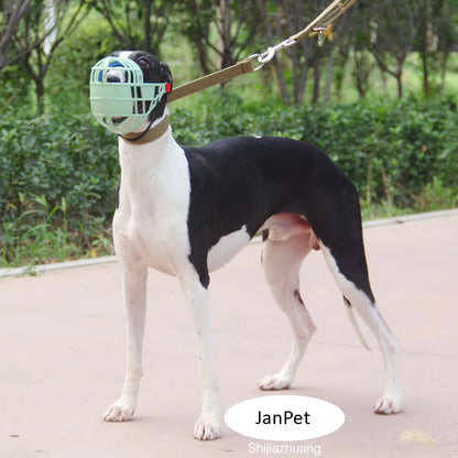 Adjustable Basket Muzzle for Dogs – Breathable Anti-Bite Mask