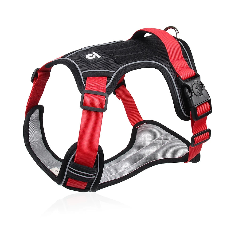 adjustable reflective oxford dog vest harness for training and walks