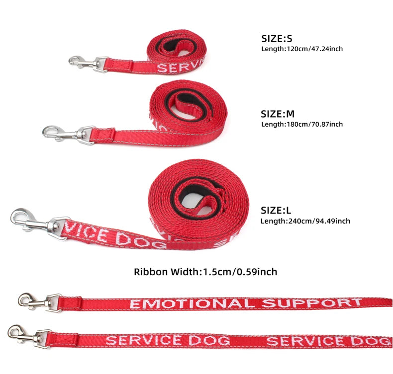 red reflective padded dog leash for outdoor walking and running sport