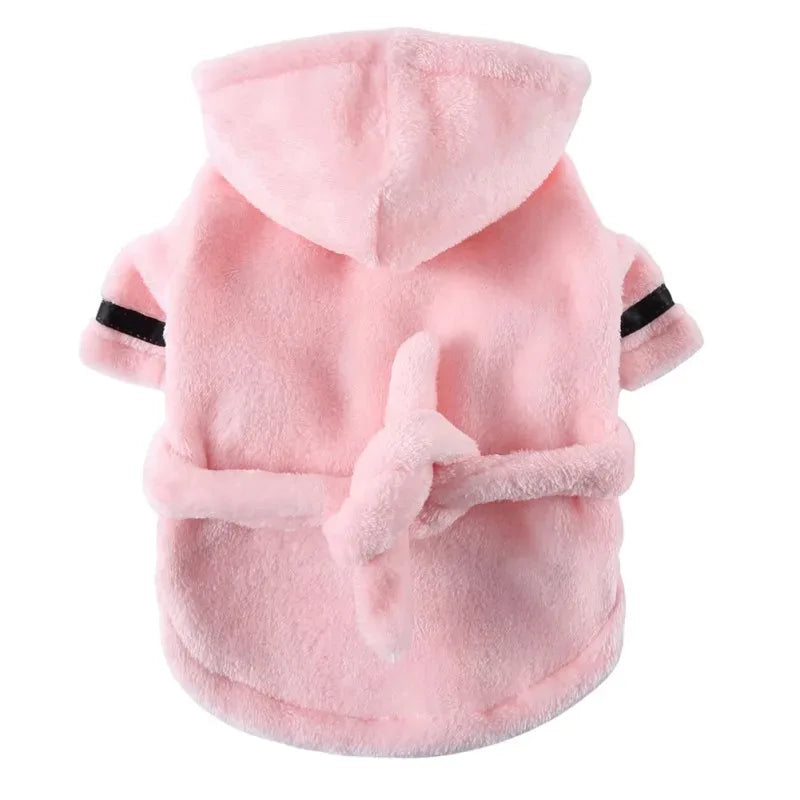soft dog bathrobe & pajamas, quick-dry bath towel robe for pets