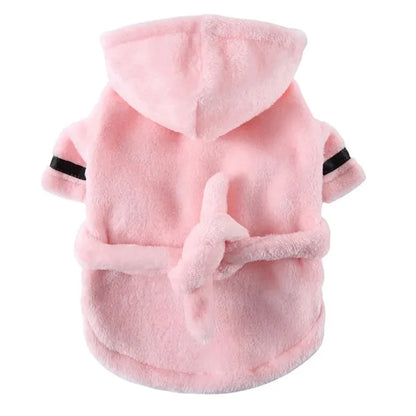 Soft Dog Bathrobe & Pajamas, Quick-Dry Bath Towel Robe for Pets
