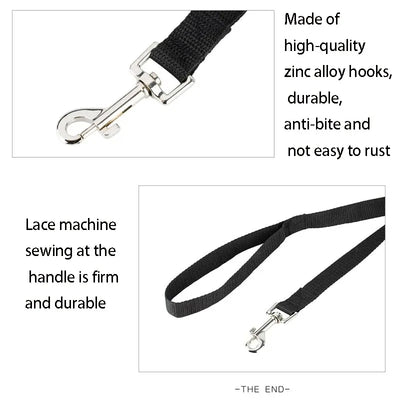Durable Long Nylon Dog Training Leash for Walking and Outdoor Use