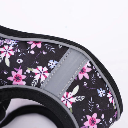 Soft Puppy Harness, Leash & Collar Set – Adjustable Pet Vest Set