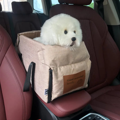 Portable Car Booster Seat & Carrier Bag for Small Dogs & Cats