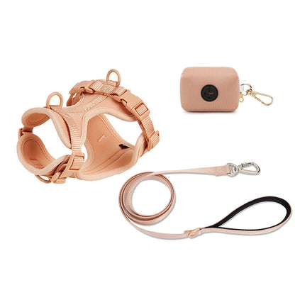 Breathable Dog Harness and Leed Set, Adjustable Vest for Daily Walks
