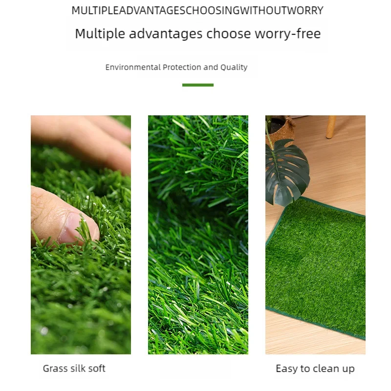 reusable artificial grass dog toilet mat for balcony and garden use