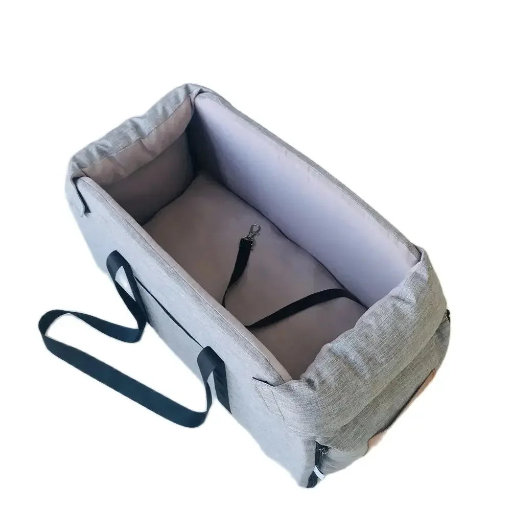 portable car booster seat & carrier bag for small dogs & cats