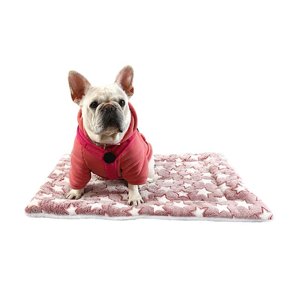 Thickened Dog Bed Mat Warm Machine Washable Blanket for Puppies and Cats