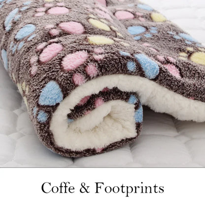 Thickened Soft Fleece Dog Bed Mat Warm Pet Blanket for Dogs and Cats