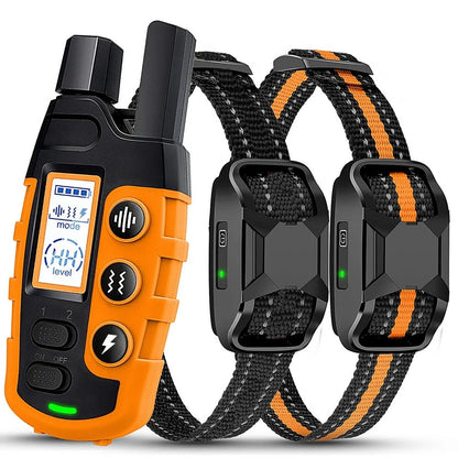 1000M emote Dog Training Collar - IP67 Waterproof, Rechargeable, for 2 Dogs