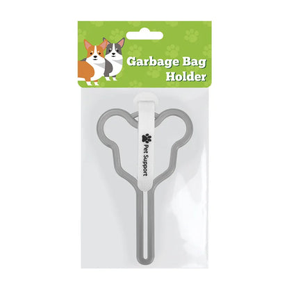 Hands-Free Dog Poop Bag Dispenser with Adjustable Leash Clip Holder